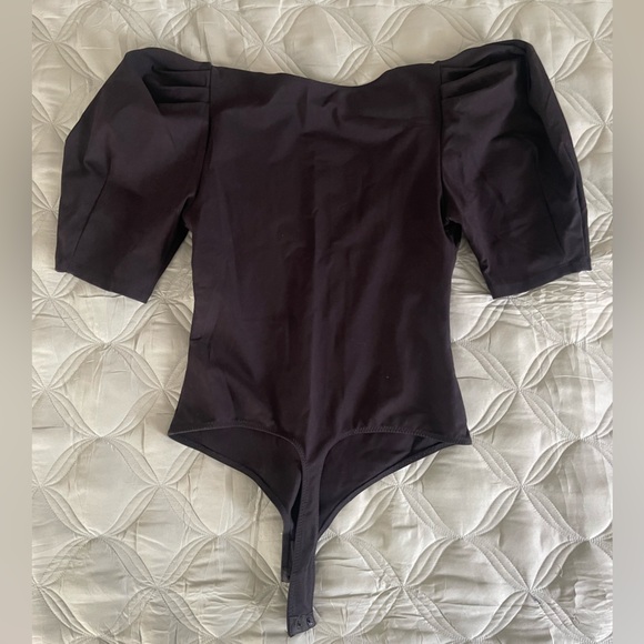 Intimately FP by Free People Va Va Voop Puff Black Bodysuit Size M - Picture 7 of 7